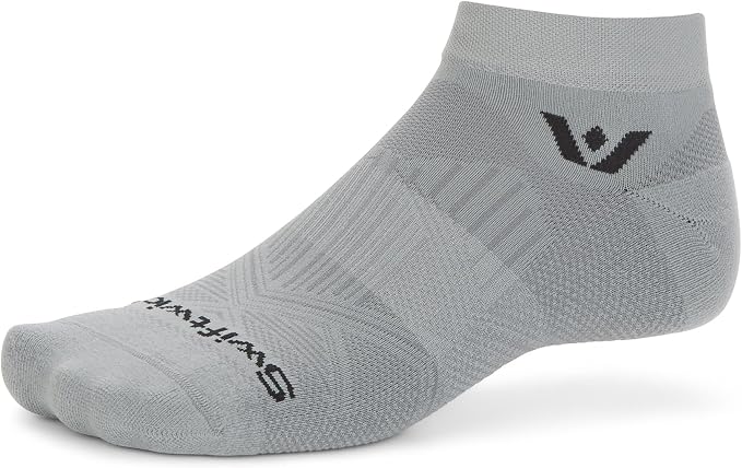 Swiftwick ASPIRE ONE Running & Cycling Socks, Breathable, Compression Fit by Swiftwick