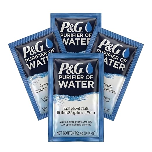 P&G Purifier of Water Portable Water Purifier Packets. Emergency Water Filter by PGPurifierofWater
