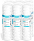 Membrane Solutions 20 Micron 10"x2.5" String Wound Whole House Water Filter by MembraneSolutions