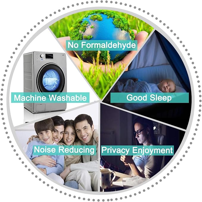 Yakamok Room Darkening Curtains 63 Inches Long Blackout Curtains Thermal Insulated Drapes with Grommets Top Window Treament Curtain for Bedroom Living Room 52 x 63 inch, Burgundy Red, 2 Panels Set