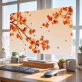 Thanksgiving Holiday Maple Leaf Indoor TV Cover, Elastic TV Screen Protector by Unknown