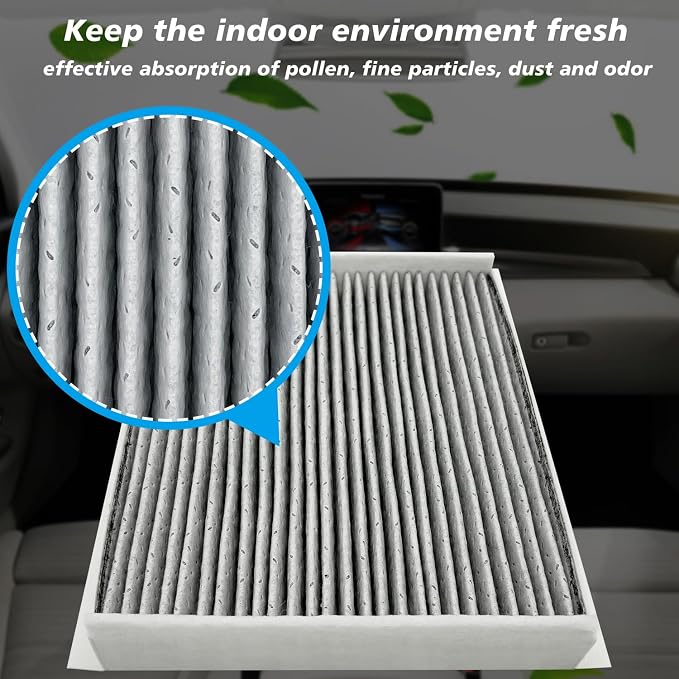 Capume for Cabin Air Filter JMFL3 Fits for F-150 2015-2025 2026, F-250 F-350 - Image 3