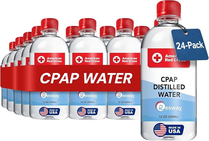 Resway American Red Cross CPAP Distilled Water Travel Bottles - Image 9