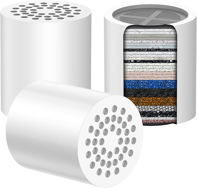 VOXON 3 Pack 36 Stage Shower Filter Replacement Cartridge by VOXON