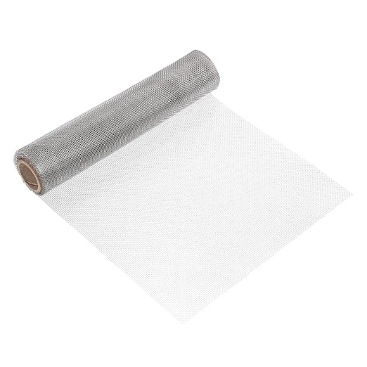 uxcell 12 Mesh 118" x 12" Woven Wire Mesh, 304 Stainless Steel Air Vent Filter by uxcell