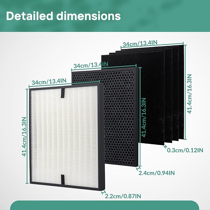 6PCS Air Purifier Filter Set For 3000 Accessories, Including 1 Ultra, 1 - Image 2