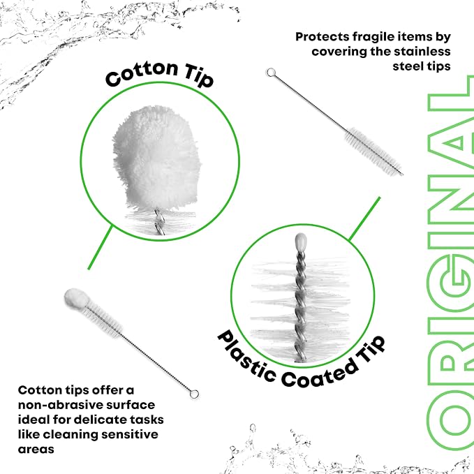 Pipe Perfect Original Cleaning Brush Set – Multi-Size Detail Brushes - Image 6