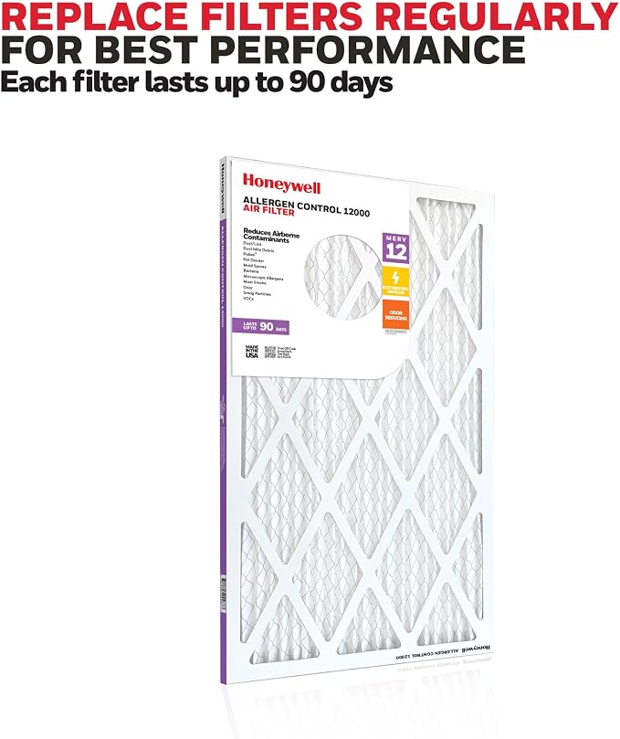 Honeywell 16x20x1 MERV 12 Electrostatic Pleated HVAC AC Furnace Air Filter | - Image 4
