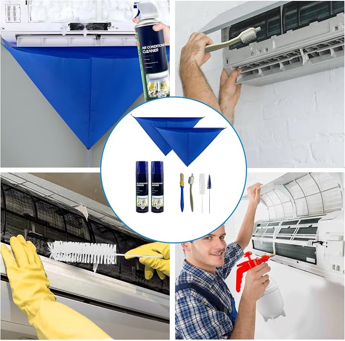 Mini Split Cleaning Kit for Air Conditioner, 2 Bottles of air Conditioner - Image 5