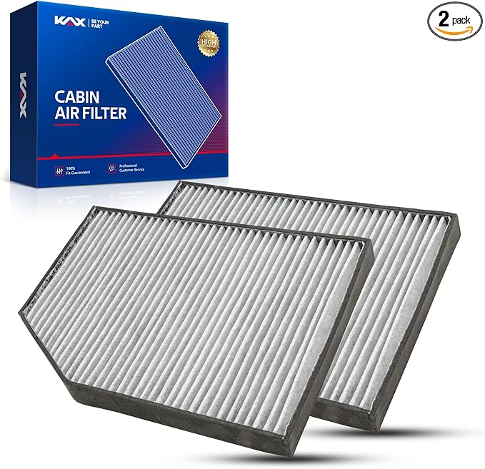 KAX HEPA Cabin Air Filter with Activated Carbon, CF12553 Replacement by KAX