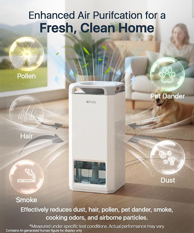 Afloia Humidifier for Bedroom & Large Room – Mist Free Evaporative Humidifier - Image 5