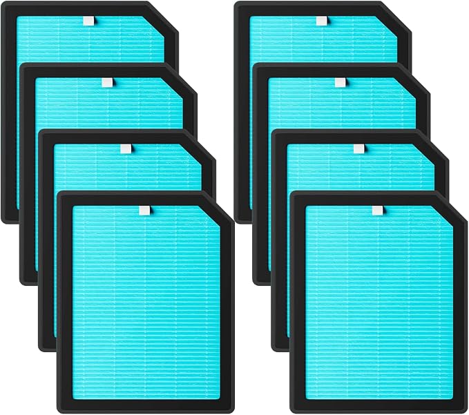 8 Pack AP1501 Replacement Filter by HOMFILBIT