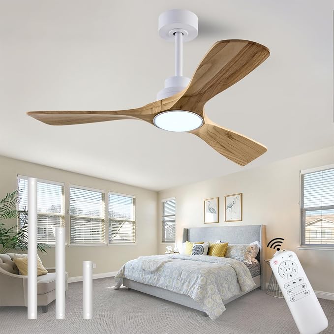 QUTWOB 42" Wood Ceiling Fan by QUTWOB