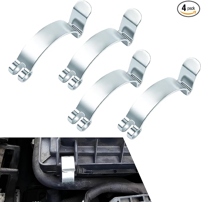 4PCS Car Air Filter Clips, Air Cleaner Clips, Engine Housing Box Lid Spring by Unknown