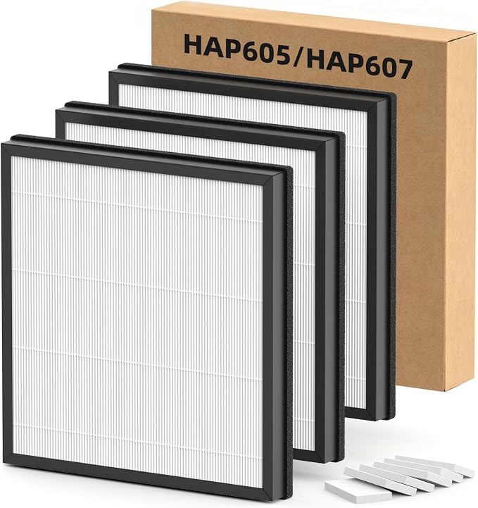 3 Pack HAP605 HAP607 Replacement Filter Compatible by CFKREYA