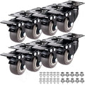 1.5" Casters Set of 8 Heavy-Duty Industrial Caster Wheels by GcFoir