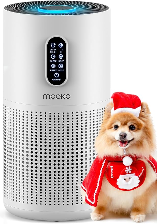 Air Purifiers for Home Large Room up to 1500 ft², MOOKA HEPA Air Purifier for by MOOKA