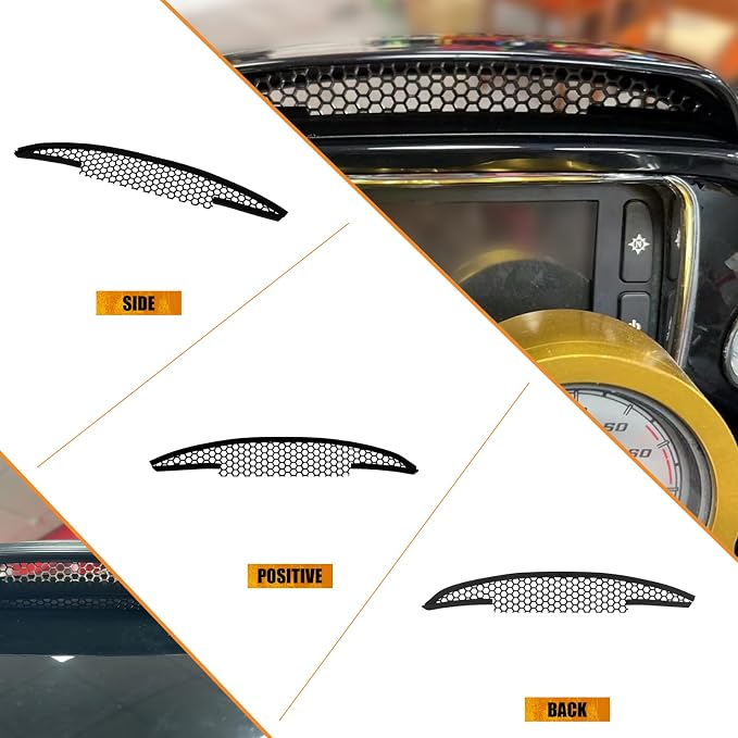 Motorcycle Mesh Fairing Grill Top Vent Grille Screen Fit - Image 3