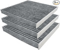 3 PACK QTC285 CABIN AIR FILTER for Camry, Highlander, Replacement for CF10285 by OSUIKUY