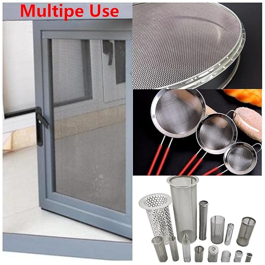 Stainless Steel Mesh Screen #40Mesh -Size:15.7"x47.2" SS304 Wire Mesh Screen - Image 8