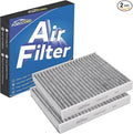2-Pack Cabin Air Filter Fits for Tesla Model S 2016-2025 2026 Activated Carbon by Forccord