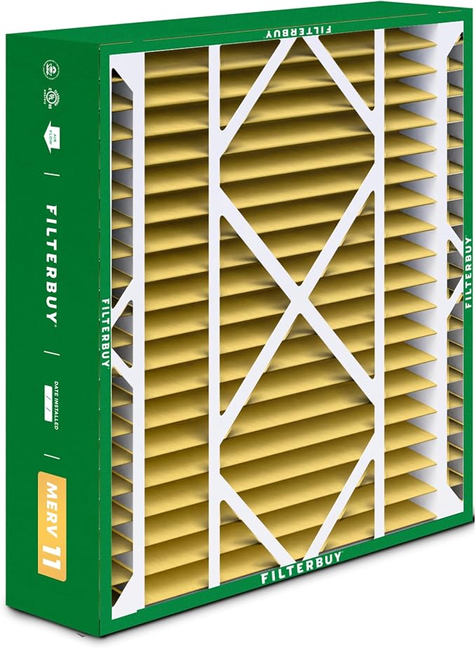 Filterbuy 21x21x5 Air Filter MERV 11 Superior Pet & Allergy Defense, - Image 8