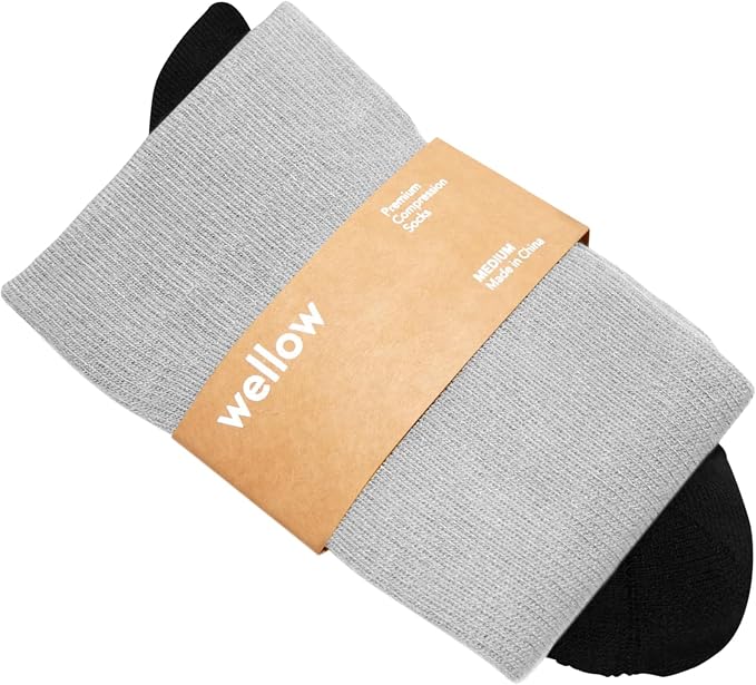 Wellow Wide Calf Compression Socks by WellowCompressionSocks