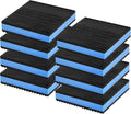 8 Pack 4 x 4 x 7/8 Inch Anti Vibration Pads, Rubber Isolation Pads, EVA Pad by MUKLEI
