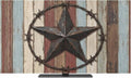 Retro Country Star Wood Board Indoor TV Cover, Elastic TV Screen Protector by Unknown
