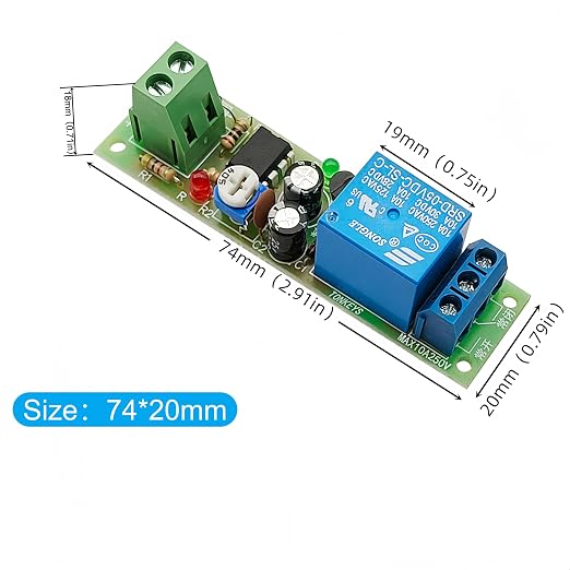 2PCS DC 5V NE555 Time-delay Module Timer Switch Turn On Turn Off Relay Module - Image 3