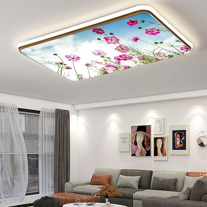 2PCS Fluorescent Light Covers for Classroom Ceiling Lights Magnetic Light Covers - Image 6