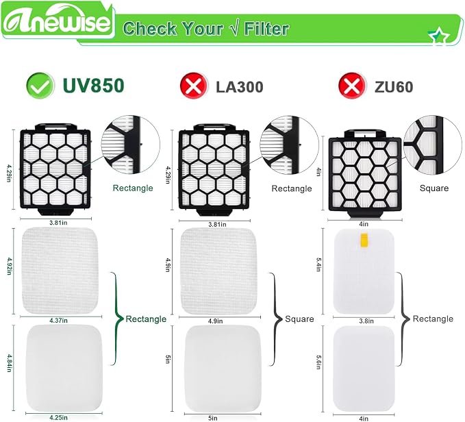 Anewise Filter Brush Belt Replacement Parts - Image 3