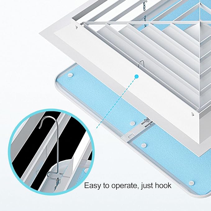 Air Vent Deflectors, Ceiling Vent Registers, Vent Covers - Image 6