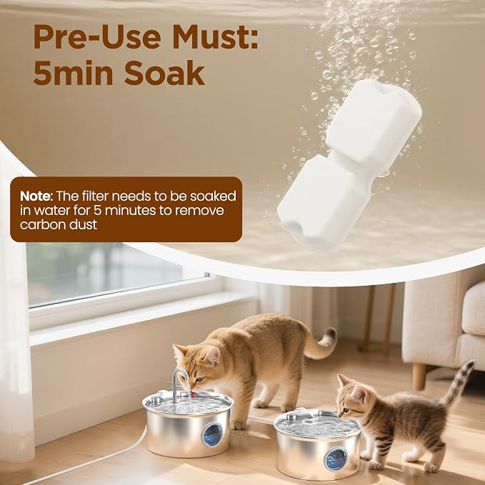 Cat Fountain Filters Replacement: 16 Pet Water Fountain Filter - Image 3
