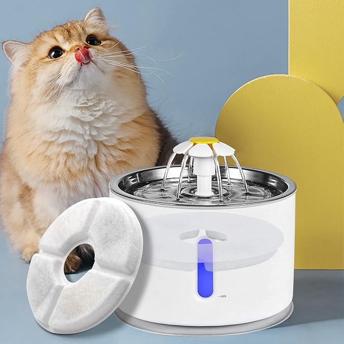 Cat Water Fountain Filters, 3 Filtration System - Image 5