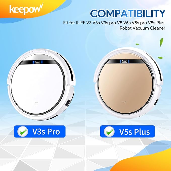 KEEPOW 10 Pack HEPA Filters Replacement Compatible - Image 2