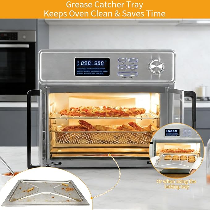 Air Fryer Drip Pan for Kalorik MAXX 26 Quart Air Fryer Oven Combo, 12.5×11×0.3 - Image 7