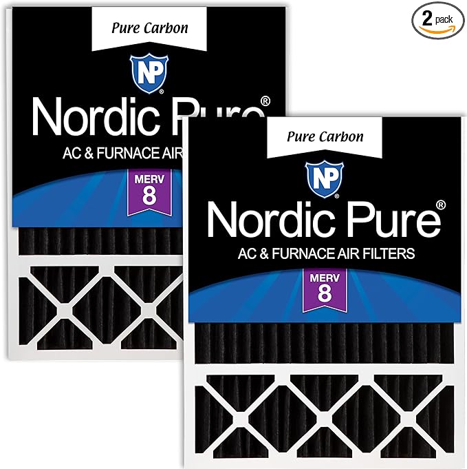 Nordic Pure 20x25x5 Lennox Replacement Pleated MERV 8 Air Filter 2 Pack | by NordicPure