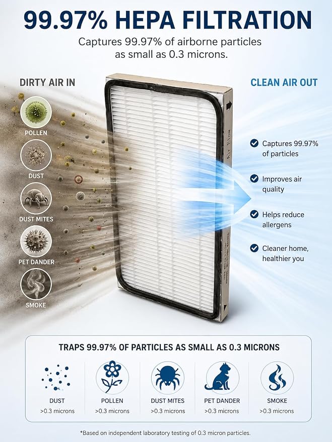 EnviroCare Replacement HEPA Vacuum Cleaner Filters Designed to fit Kenmore - Image 2