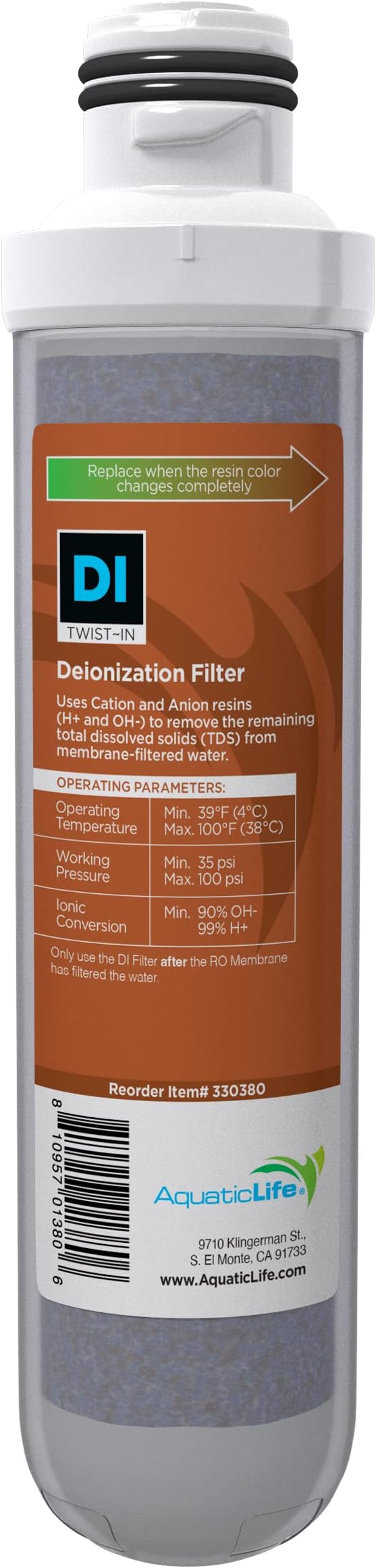 Aquatic Life Color Changing Deionization Filter Cartridge by AQUATICLIFE