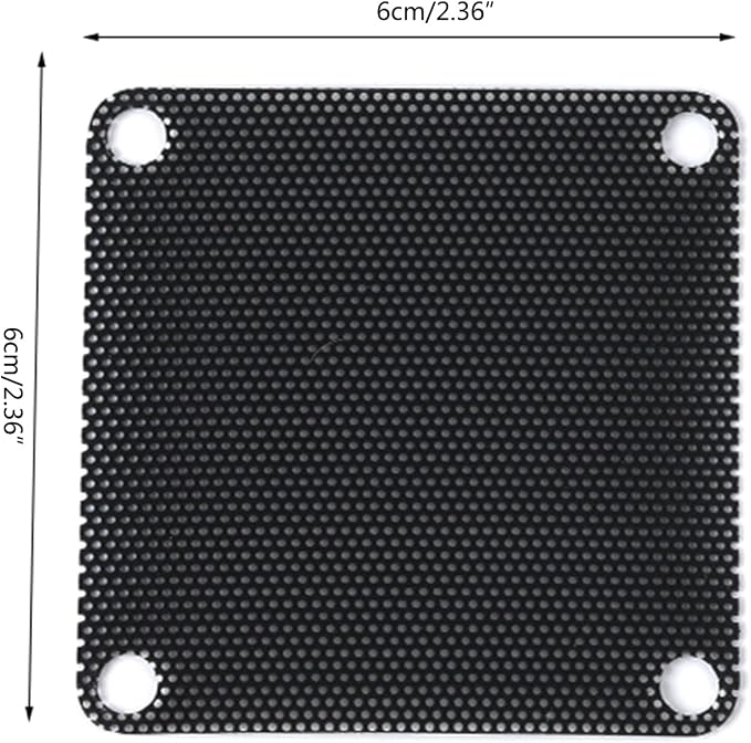 Frame Dust Filter for Computer Fan PC Fan Dust Filter Mesh PVC Computer Fan - Image 7