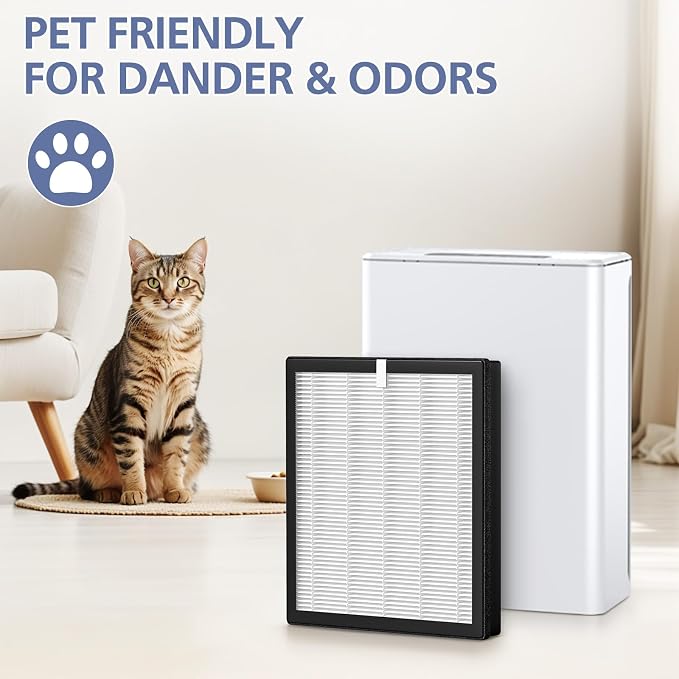 4 Pack G3 Air Purifier Repalcement Filter Compatible - Image 6