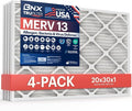 BNX TruFilter 20x30x1 Air Filter MERV 13 by BNX