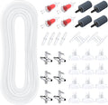 Pawfly Aquarium Tubing, 50 Feet Fish Tank Airline Tubing, Aquarium Air Pump by Pawfly