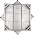 20x20 in Invisible Stainless Steel Manhole Cover and Frame by MOSINSBO