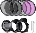 NEEWER 40.5mm ND Filter Pack and Lens Accessories, ND2 ND4 ND8 UV FLD CPL by Neewer
