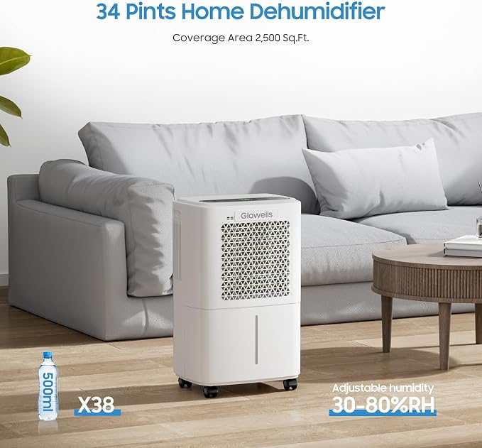 2500 Sq.Ft Dehumidifier for Basement - Image 2
