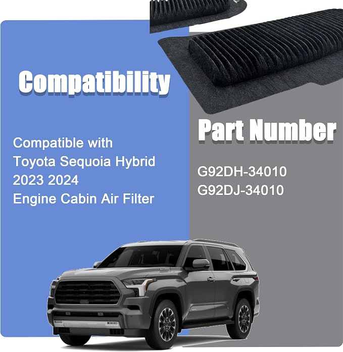 2Pcs HV Battery Cooling Air Intake Filter Screen G92DH-34010 G92DJ-34010 Fit - Image 3