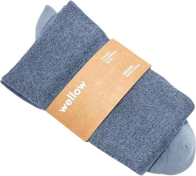 Wellow Wide Calf Compression Socks by WellowCompressionSocks