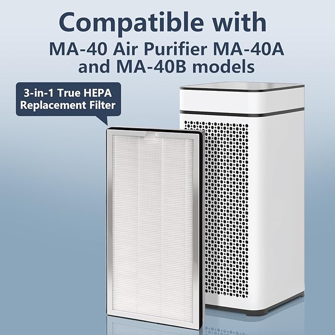 4 pcs Air MA-40 Replacement Filter Compatible - Image 2
